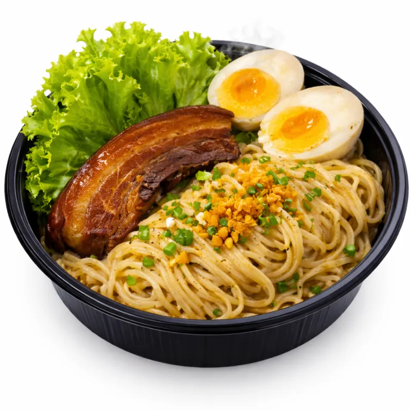 ราเมน หมูชาชู ไข่ต้ม เกี๊ยว 2 ลูก
